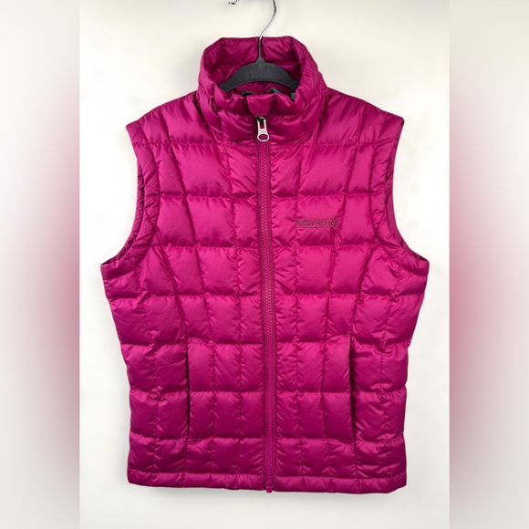 Marmot Other - Marmot Girls Quilted Nylon Down Puffer Vest Fuchsia Pink Size XS